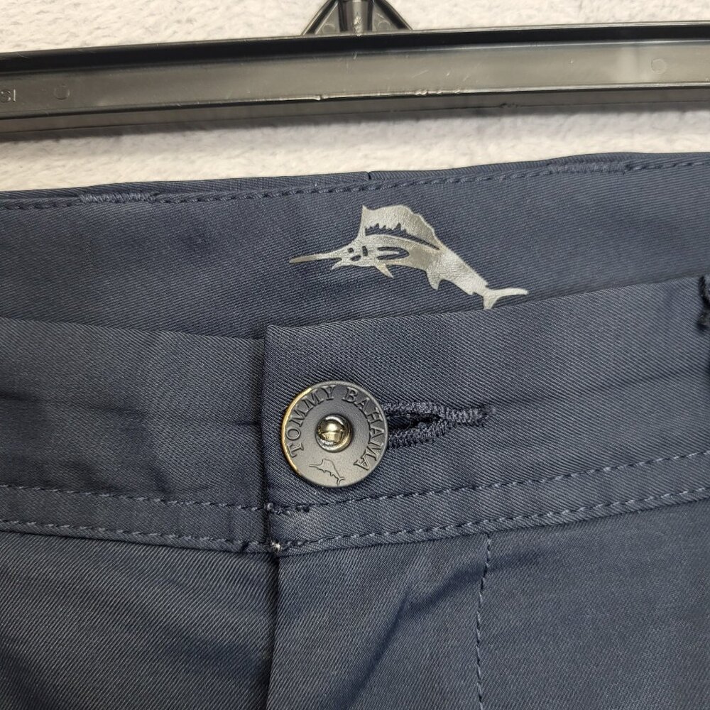 Tommy Bahama Pants Mens 36x32 Navy Blue Island Zone Performance Stretch 5-Pocket - Picture 9 of 12